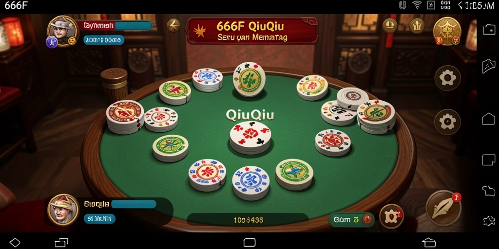 Screenshot gameplay QiuQiu yang penuh aksi dan strategi.