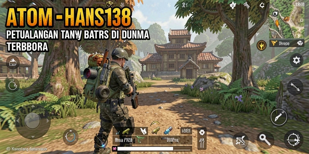 Tampilan gameplay ATOM138 yang menakjubkan di dunia terbuka.