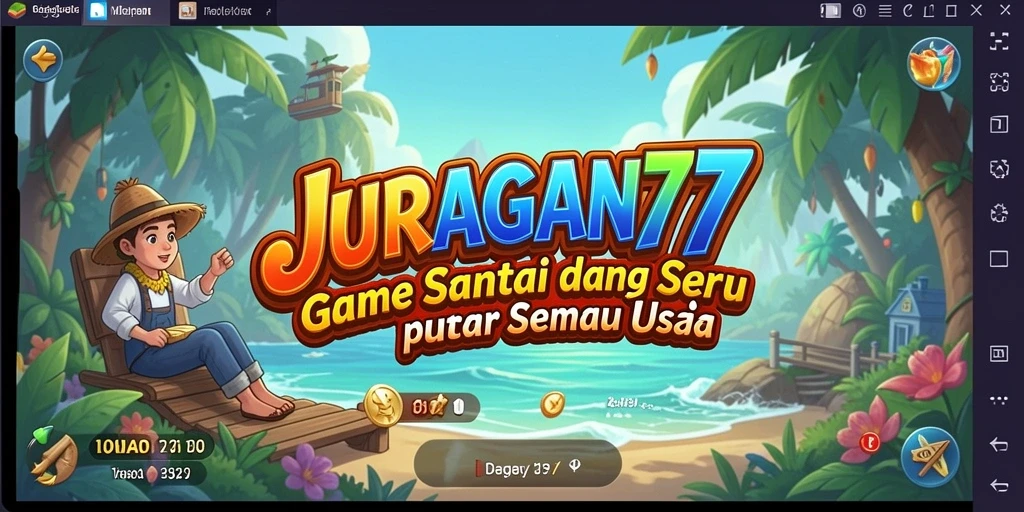 Tampilan gameplay JURAGAN77 yang seru dan menghibur.
