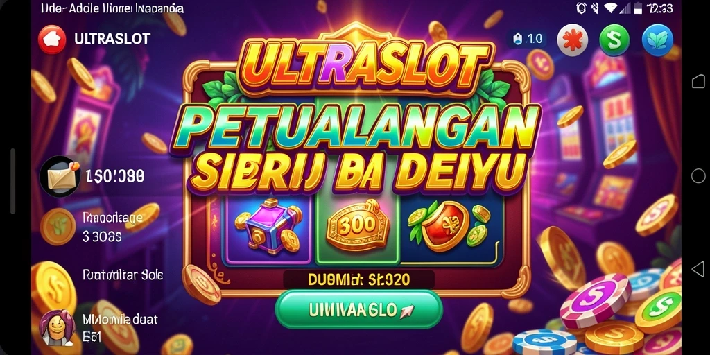 Screenshot gameplay ULTRASLOT menampilkan petualangan seru yang menantang.